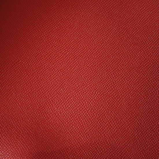 Hermes France HAAS Epsom leather Rouge Vif 53