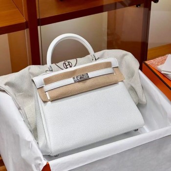 Hermes Germany Weinheimer togo leather Blanc 01 Hermes Germany Weinheimer togo leather Blanc 01