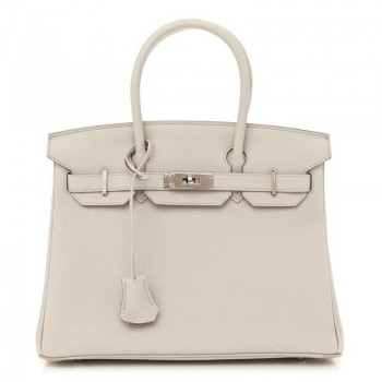 Hermes Germany Weinheimer togo leather Mushroom 0T
