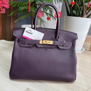 Hermes Germany Weinheimer togo leather Raisin 59