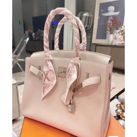 Hermes Germany Weinheimer togo leather Rose Dragee 30