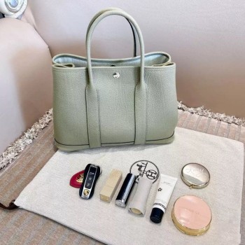 Hermes N-TOGO NEGONDA togo leather Sauge Q1