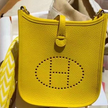 Hermes Spain Fontanellas togo leather Jaune de Naples 9O Hermes Spain Fontanellas togo leather Jaune de Naples 9O