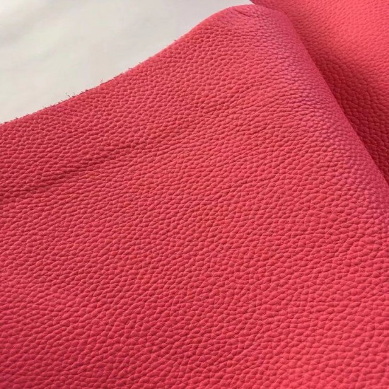 Hermes Spain Fontanellas togo leather Rose Tyrien E5