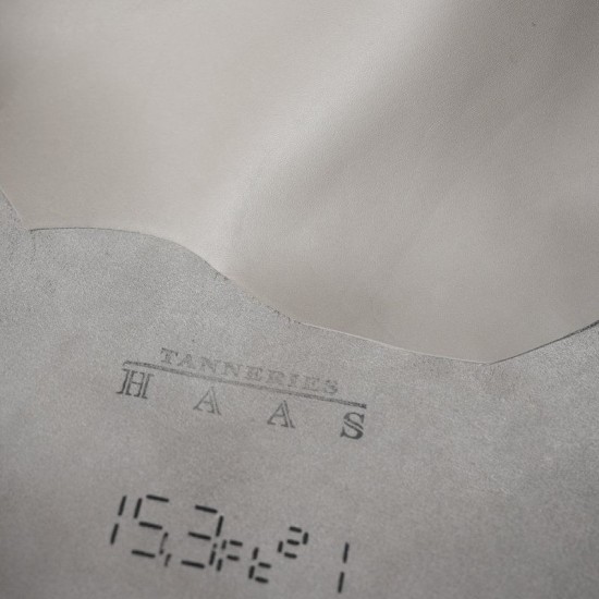 Hermes France HAAS Zermatt leather Gris Tourterelle 81