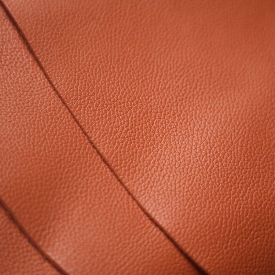 Hermes France HAAS evercolor leather Orange Hermes 93