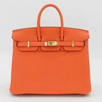 Hermes France HAAS evercolor leather Orange Hermes 93