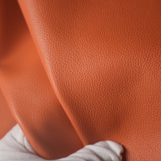 Hermes France HAAS evercolor leather Orange Hermes 93