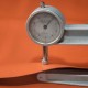 Hermes France HAAS evercolor leather Orange Hermes 93