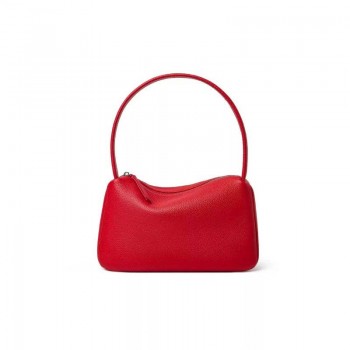 Hermes France HAAS evercolor leather Rouge Casaque Q5