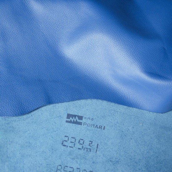 Hermes Italy POMARI evercolor leather Blue Hydra T7 Hermes Italy POMARI evercolor leather Blue Hydra T7