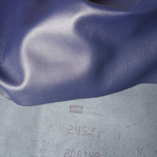 Hermes Italy POMARI evercolor leather Blue Saphir 73 Hermes Italy POMARI evercolor leather Blue Saphir 73