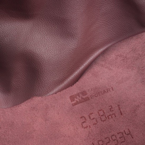 Hermes Italy POMARI evercolor leather Bordeaux 57 Hermes Italy POMARI evercolor leather Bordeaux 57