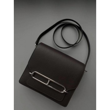 Hermes Italy POMARI evercolor leather Caffe 4A