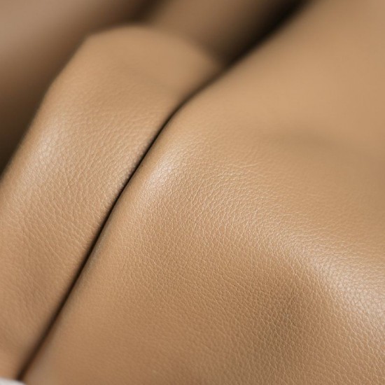 Hermes Italy POMARI evercolor leather Chameau 16