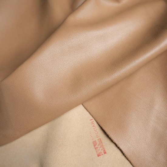 Hermes Italy POMARI evercolor leather Chameau 16
