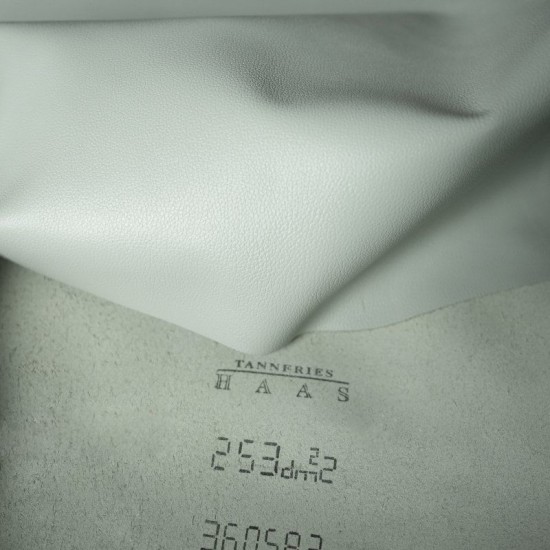 Hermes Italy POMARI evercolor leather Pearl Gray 80