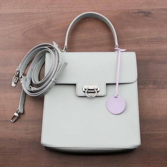 Hermes Italy POMARI swift leather Blanc 01