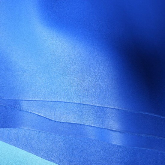 Hermes Italy POMARI swift leather Blue Hydra T7