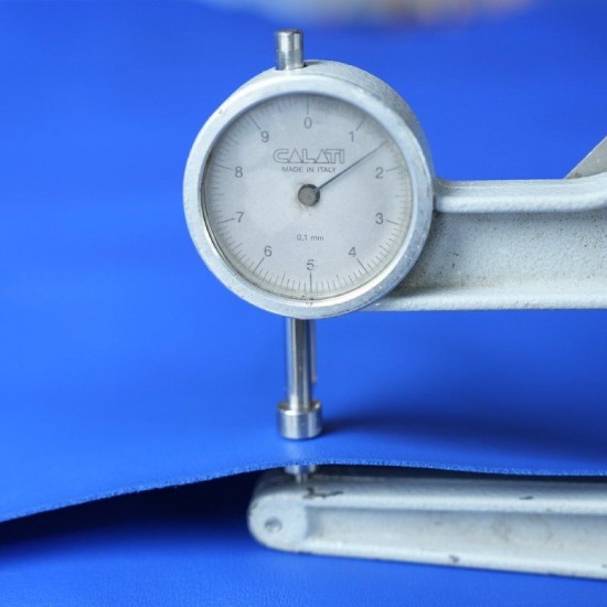 Hermes Italy POMARI swift leather Blue Hydra T7