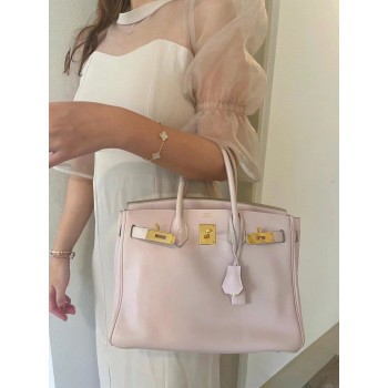 Hermes Italy POMARI swift leather Rose Sakura 3Q Hermes Italy POMARI swift leather Rose Sakura 3Q