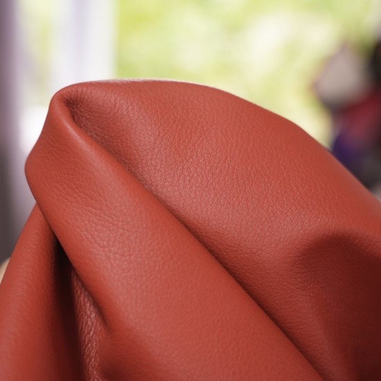 Hermes Italy POMARI swift leather Rouge Duchesse 2V Hermes Italy POMARI swift leather Rouge Duchesse 2V