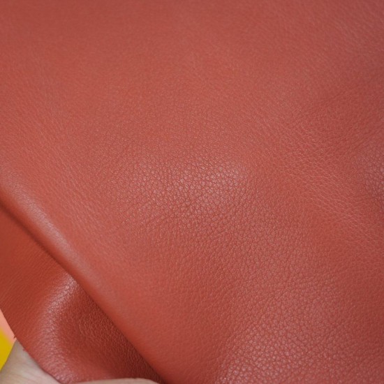 Hermes Italy POMARI swift leather Rouge Duchesse 2V Hermes Italy POMARI swift leather Rouge Duchesse 2V