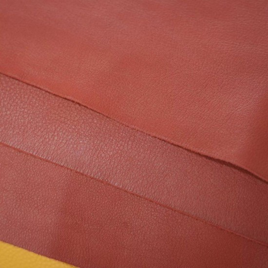 Hermes Italy POMARI swift leather Rouge Duchesse 2V Hermes Italy POMARI swift leather Rouge Duchesse 2V