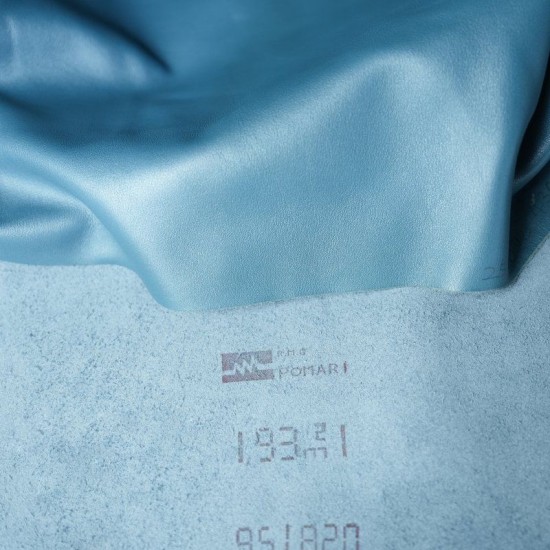 Hermes Italy POMARI swift leather Turquoise 7B