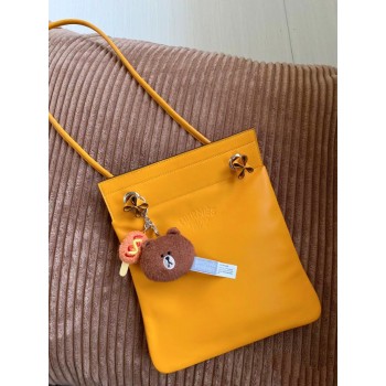 Hermes Italy POMARI swift leather Vanille 9V 1.4mm Hermes Italy POMARI swift leather Vanille 9V 1.4mm