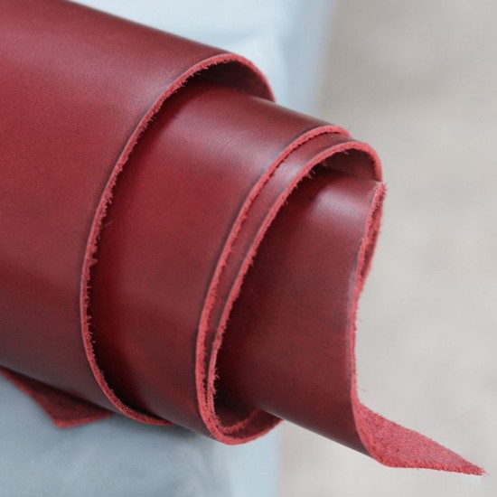 Italy Horween style saturated dye waxed oil tanned leather Italy Horween style saturated dye waxed oil tanned leather