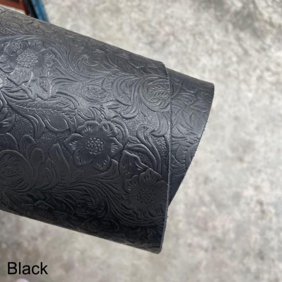 Italy Sheridan flora vegetable tanned cattle leather
