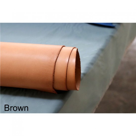 Italy colorful matt saturated dye vegetable tanned leather