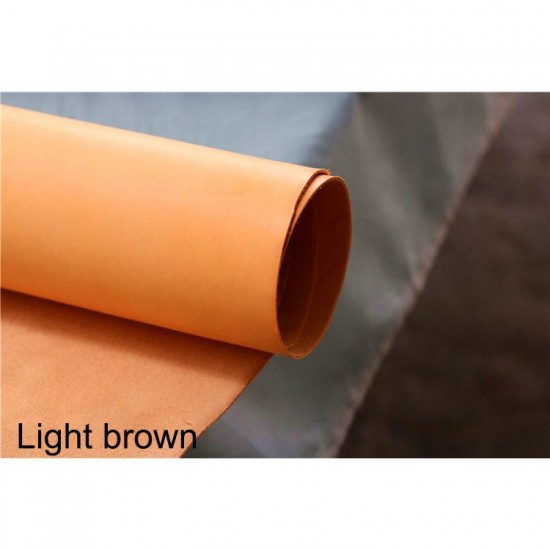 Italy colorful matt saturated dye vegetable tanned leather