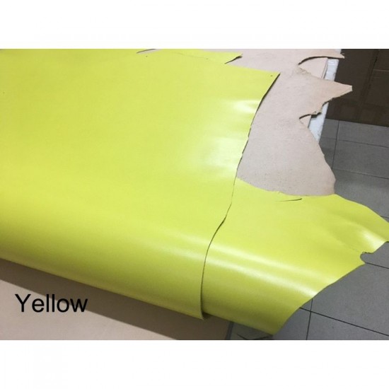 Italy macaron vegetable tanned cattle skin leather