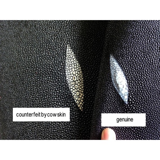 Genuine Stingray Skin Leather Hide 8" x 18.5"(20cm x 47cm) Genuine Stingray Skin Leather Hide 8" x 18.5"(20cm x 47cm)