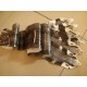 Natural genuine head cobra snake skin leather Pelt width Width 9~19CM ( 3.5"~7.5" )