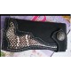 Natural genuine head cobra snake skin leather Pelt width Width 9~19CM ( 3.5"~7.5" )