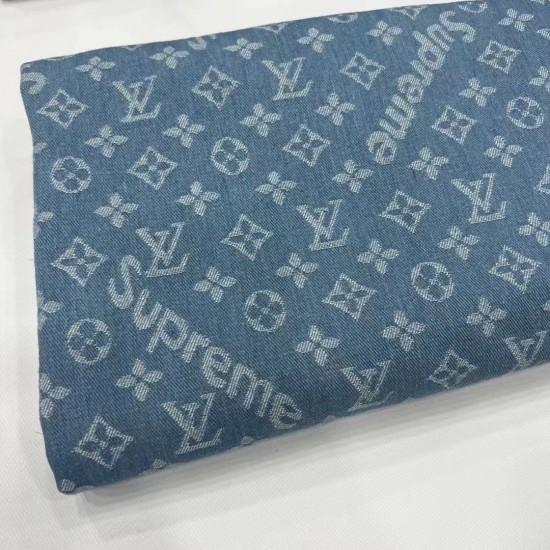 LV & Supreme jointly denim fabric 7