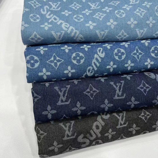 LV & Supreme jointly denim fabric 7