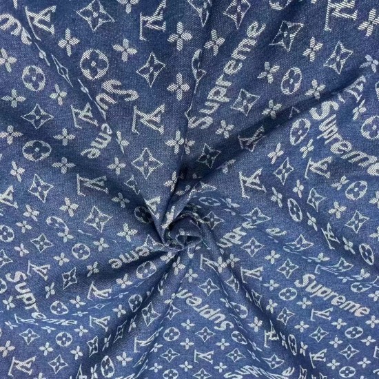 LV & Supreme jointly denim fabric 7