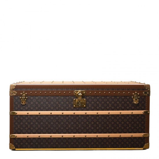 Monumental work - 1930 LV Monogram Malle Courrier Lozine Trunk 110 material kit