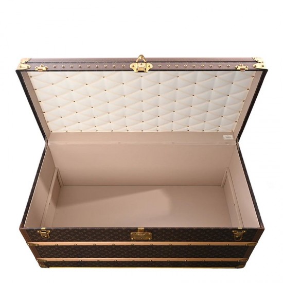 Monumental work - 1930 LV Monogram Malle Courrier Lozine Trunk 110 material kit