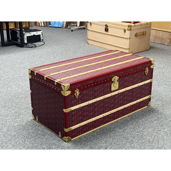 Monumental work - 1930 LV Monogram Malle Courrier Lozine Trunk 110 material kit