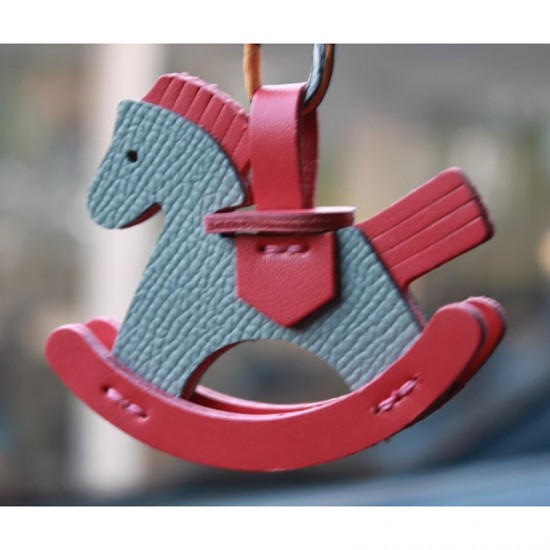 Hermes rocking horse bag charm material kit