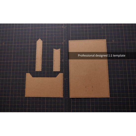 Professional material kit, Hermes Bearn card holder, Free shipping worldwide
