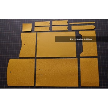 Professional material kit, Hermes Bearn mini wallet, Free shipping worldwide
