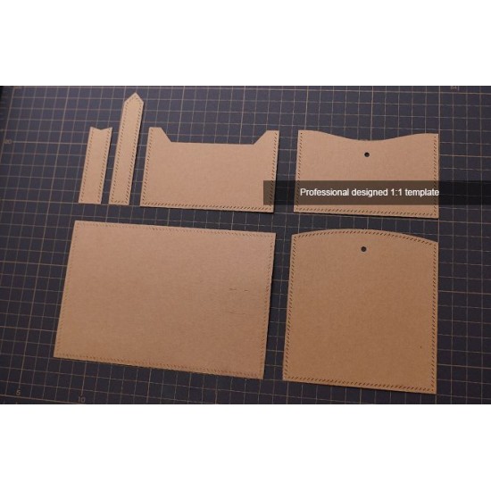 Professional material kit, Hermes Bearn mini wallet, Free shipping worldwide Professional material kit, Hermes Bearn mini wallet, Free shipping worldwide