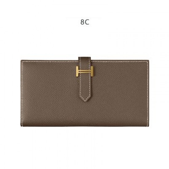 Professional material kit, Hermes Bearn tri-fold wallet, Free shipping worldwide