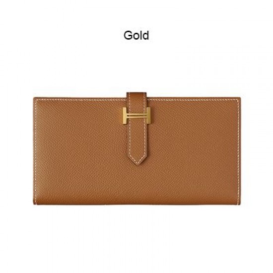 Professional material kit, Hermes Bearn tri-fold wallet, Free shipping worldwide